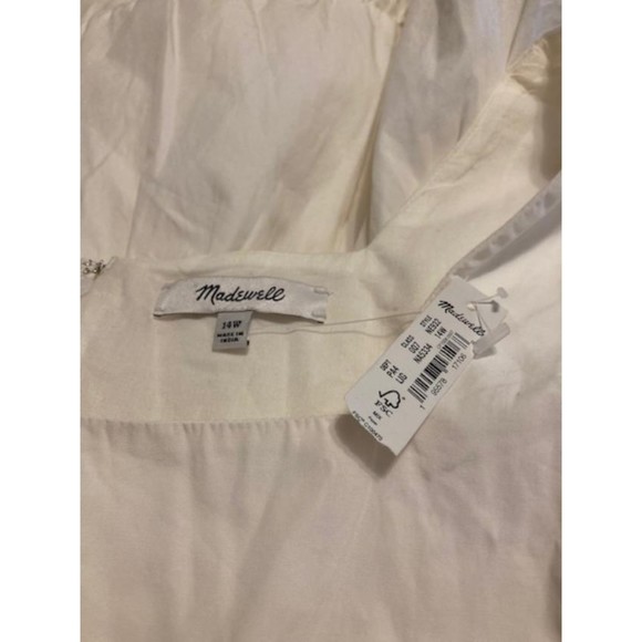 NWT Madewell Women's Dress Lizzie Poplin Babydoll size 14W - Picture 5 of 8